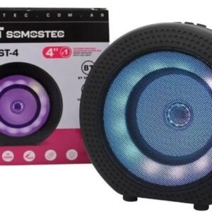 Parlante Recargable Luz Led St4 Bluetooth 4 PuLG Somostec