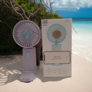 Ventilador de mano batería porta celu
