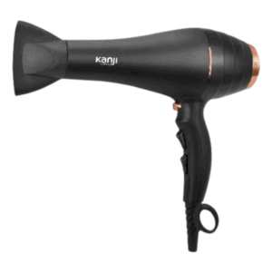 Secador De Pelo Aire Frio Calor 2000w Kanji Beauty Color Negro