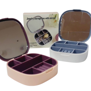 Estuche organizador de joyas con espejoLD998
