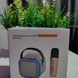 Parlante con micrófono karaoke