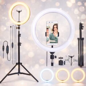 Aro de luz con tripode