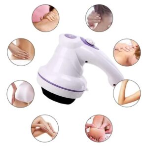 Masajeador eléctrico con cabezales intercambiables