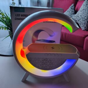 Parlante, radio, cargador tipo Google