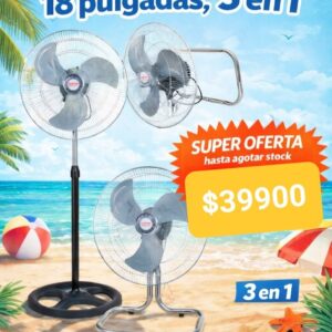Oferta Ventilador 3 en 1 Aconcawa 18'