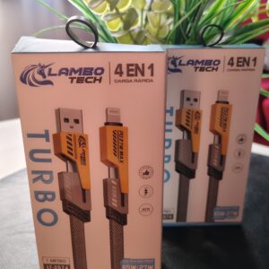 Cable de datos y carga 4 en 1