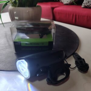 Luz para bicicleta con bocina