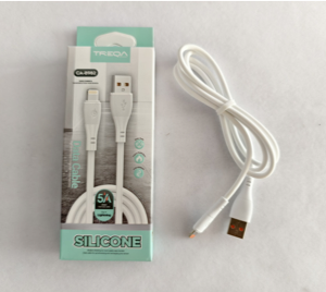 CABLE TREQA IPHONE 1M SILICONA 5A