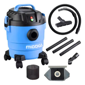 Aspiradora Sopladora Midow 1000w 10 Litros Liquidos Y Polvo Azul