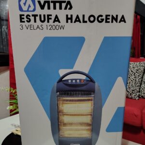 Estufa halógena 3 velas