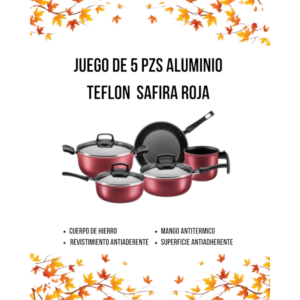 Set Juego de ollas Jovifrl 5 piezas