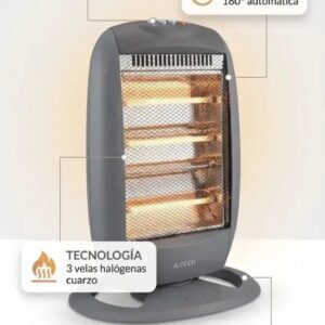 Estufa alogena Vitta 3 velas gira